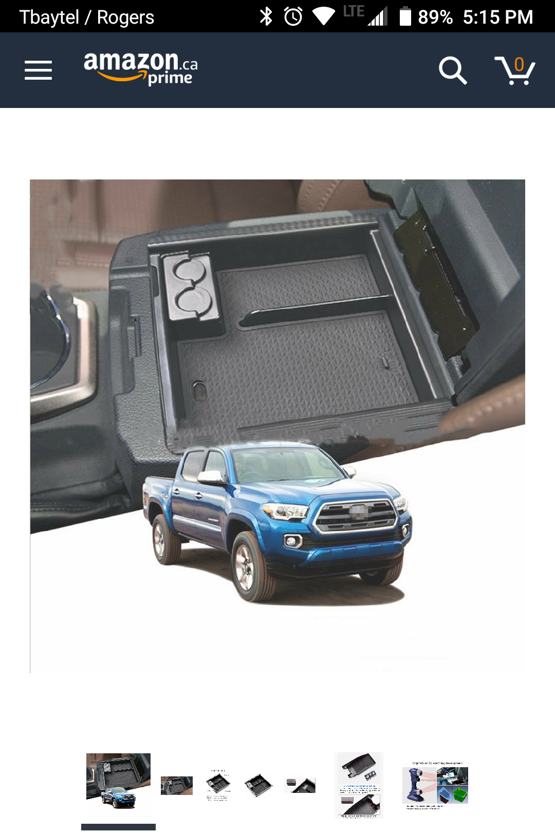 2019 Tacoma Tray